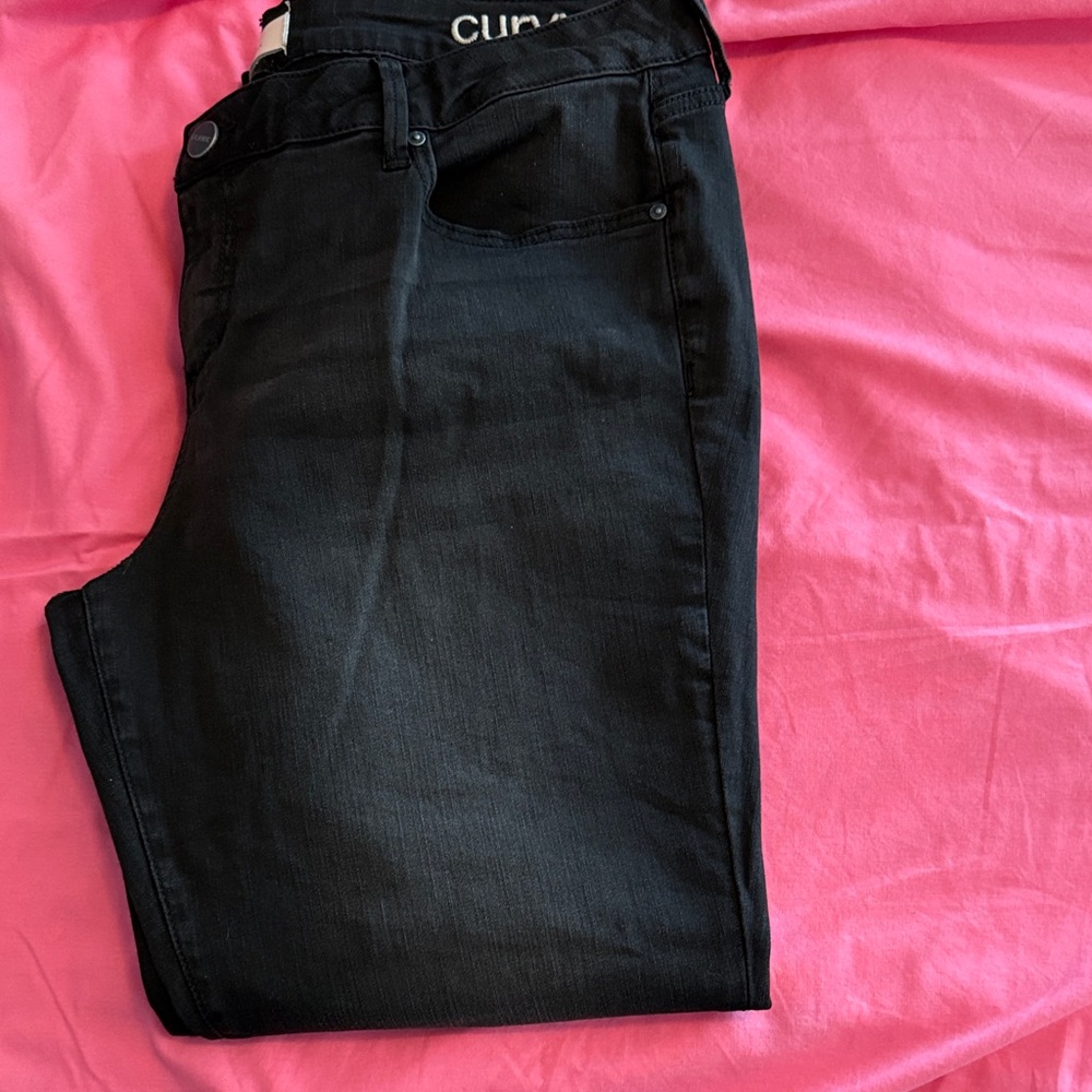 SLink Women's Black Skinny Jeans.  Size 18W.  New.  Never worn.  Only washed.